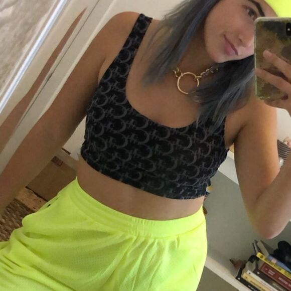 Forever21 “Girl” Crop Top - Picture 3 of 4